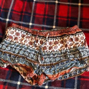 Boho Flowy Shorts with Pockets!